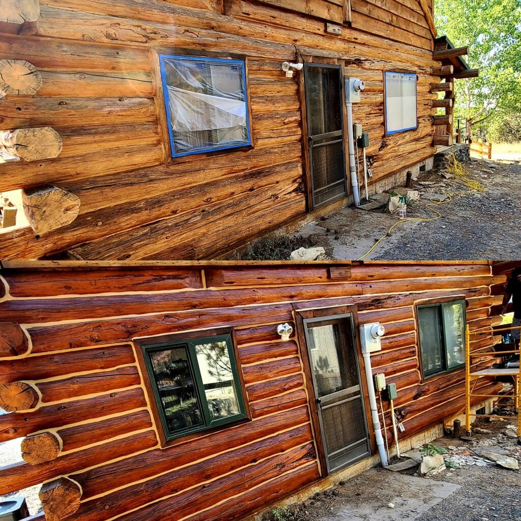 log home staining nashville tn